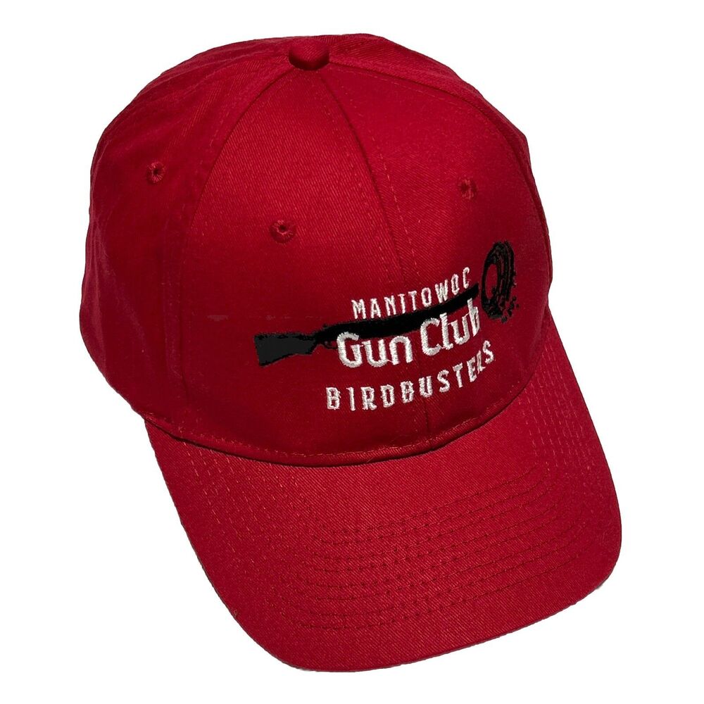 Manitowoc Gun Club Birdbusters Wisconsin Men's Hat Adjustable Ball Cap Baseball